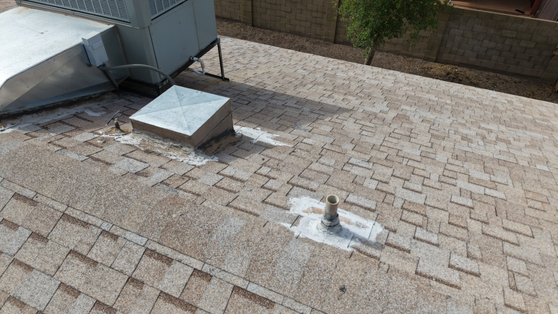 Roof leak detection inspection in Glendale