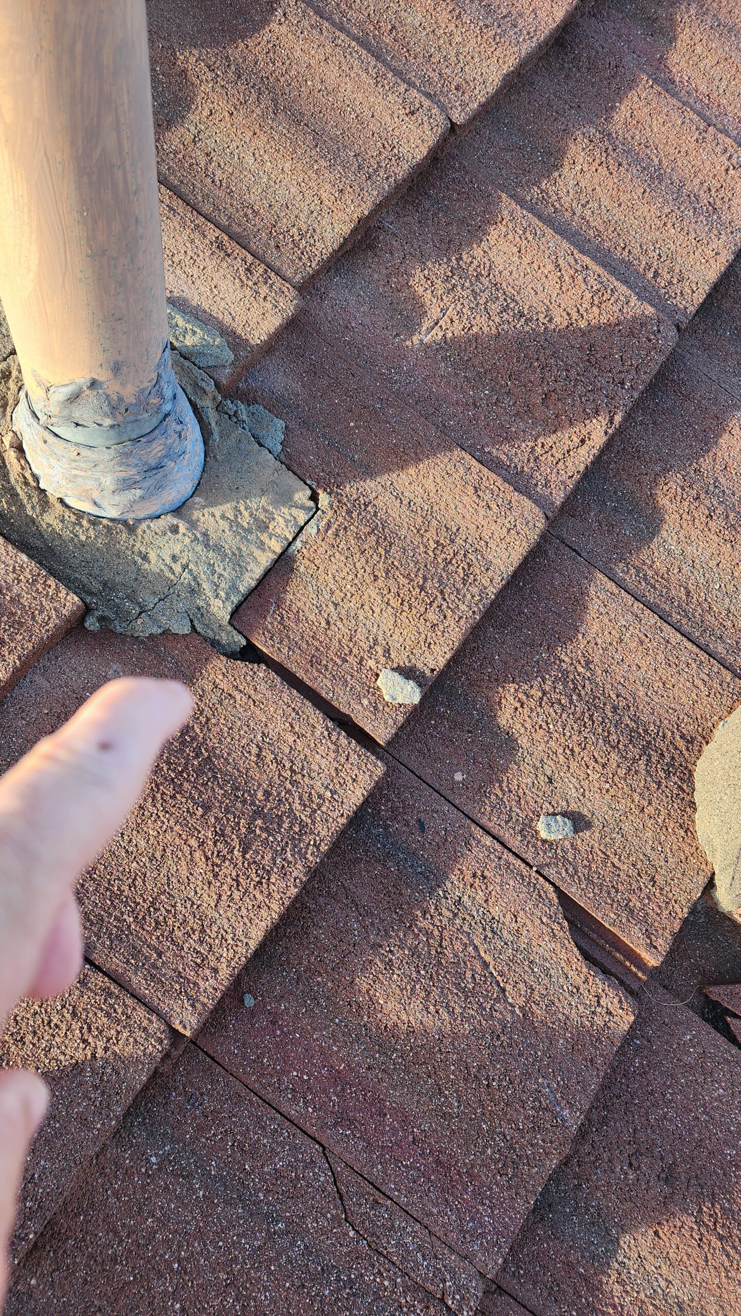 Roof leak detection inspection in Mesa